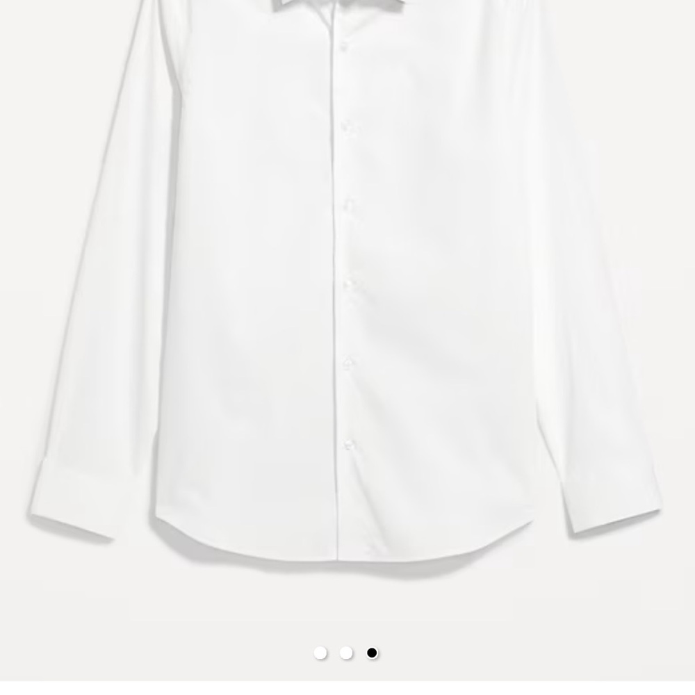 Old Navy Men's Crisp White Dress Shirt